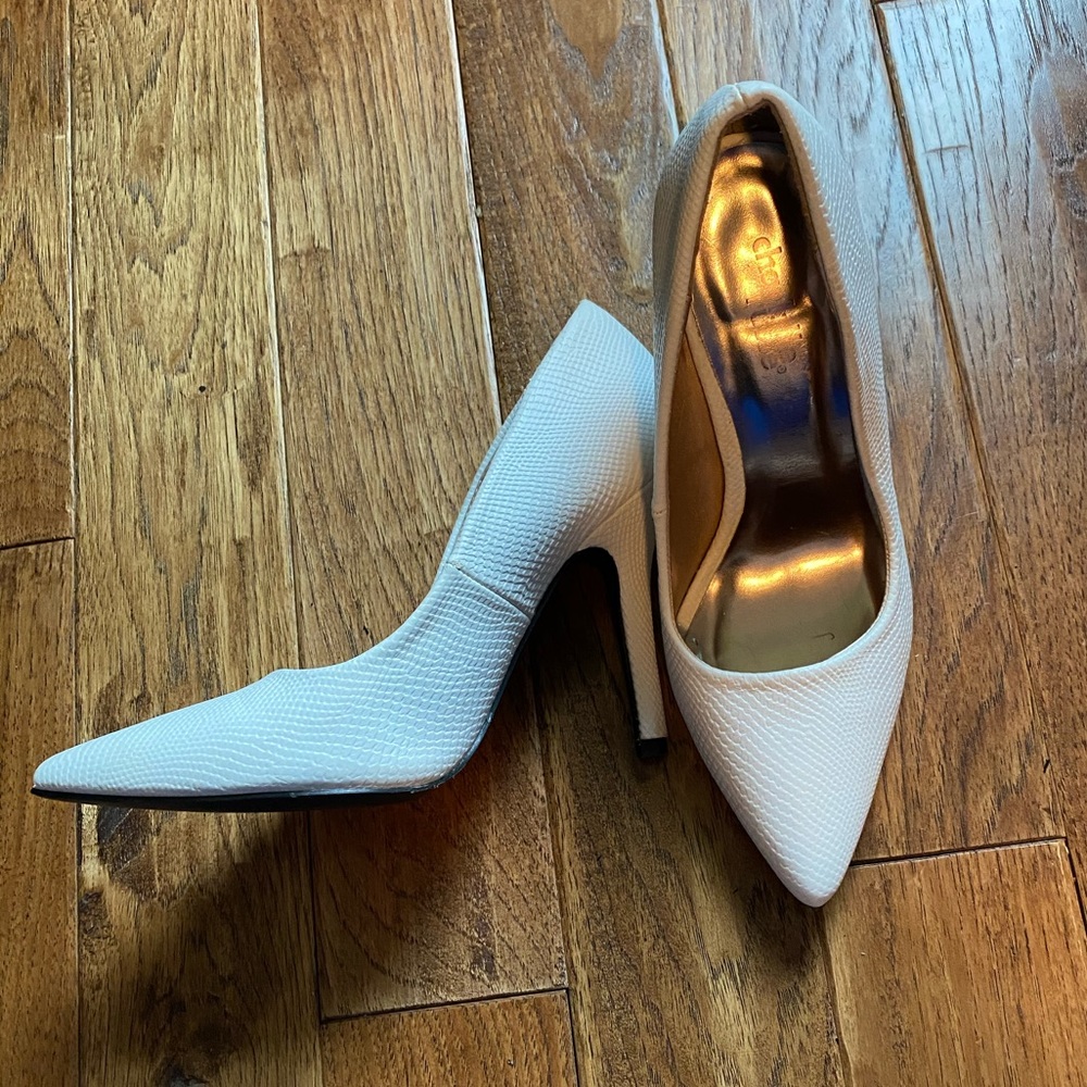 White Charlotte Russe heels